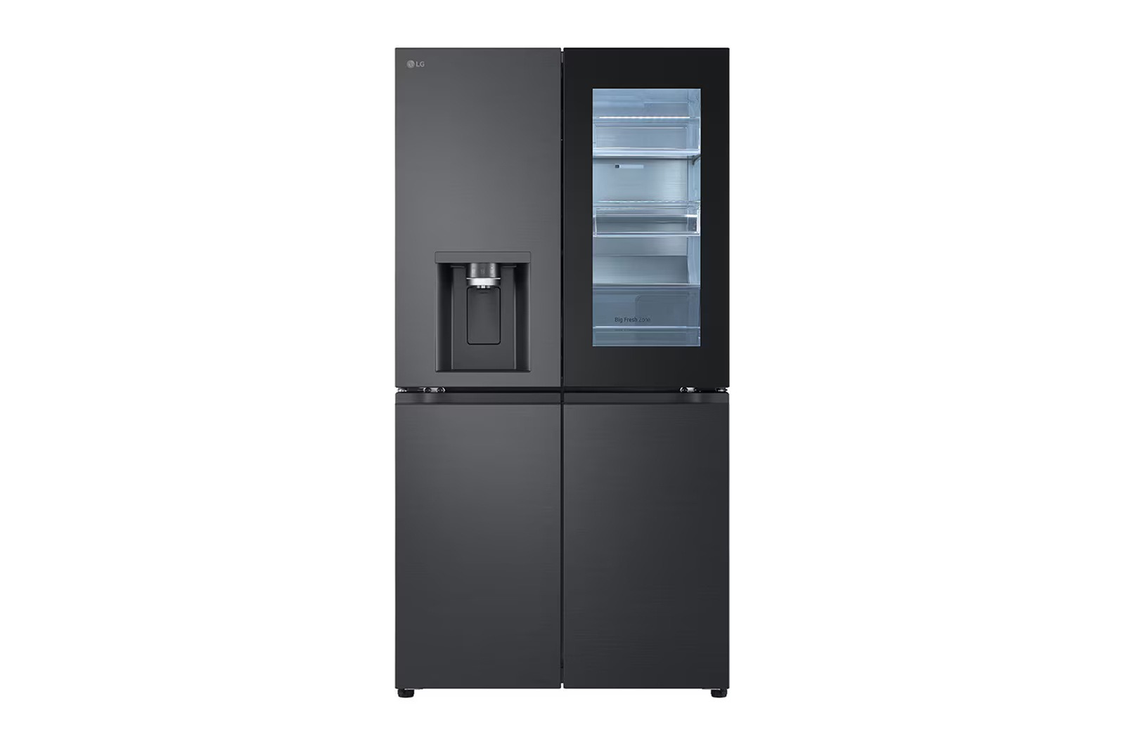 LG GMG96CRAFT 638L InstaView Fridge Freezer with Craft Ice - Essence Black Steel