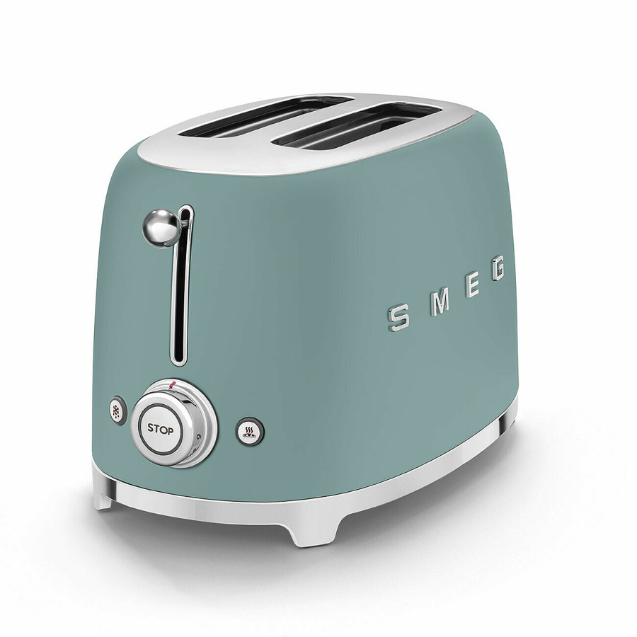 Smeg TSF01EGMUK 2 Slice Toaster Emerald Green