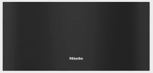 Miele ESW7020OBBL 29cm High Handleless Gourmet Warming Drawer - Obsidian Black