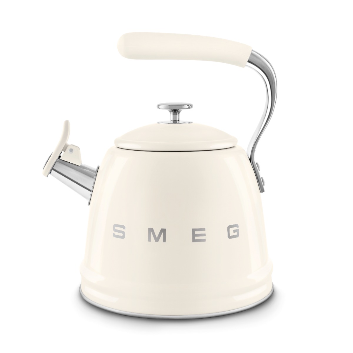 Smeg WKF01CR  50s Style Stovetop Whilstling Kettle - Cream