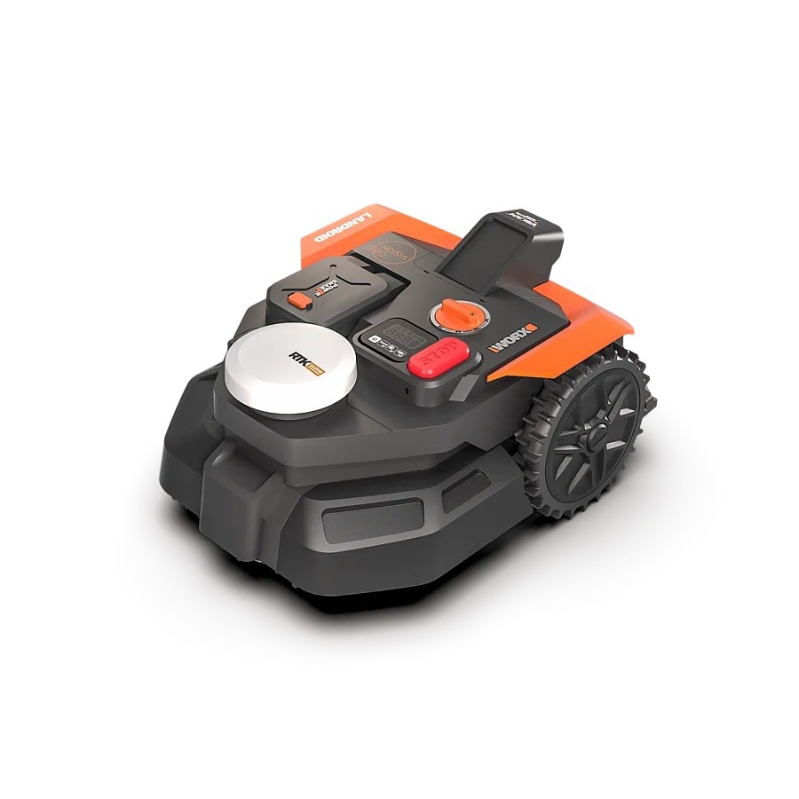 Worx WR303E Vision Cloud 2WD Robotic Lawn Mowers - Orange/Black